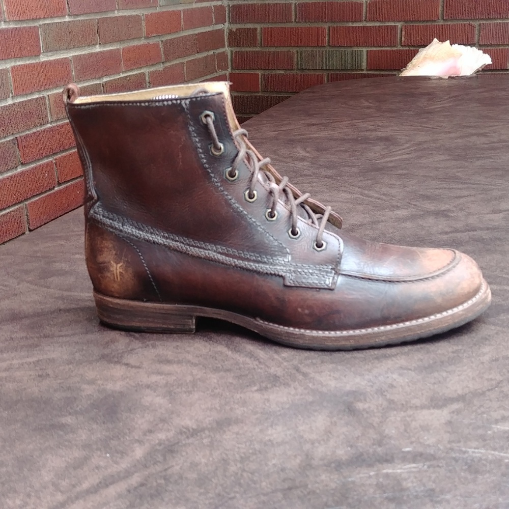 Mens Frye Phillip Vintage Style Boots SZ 10 D (fit like an 11) - Picture 2 of 7